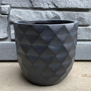 9.25" "Ruby" Small Diamond Plant Pot