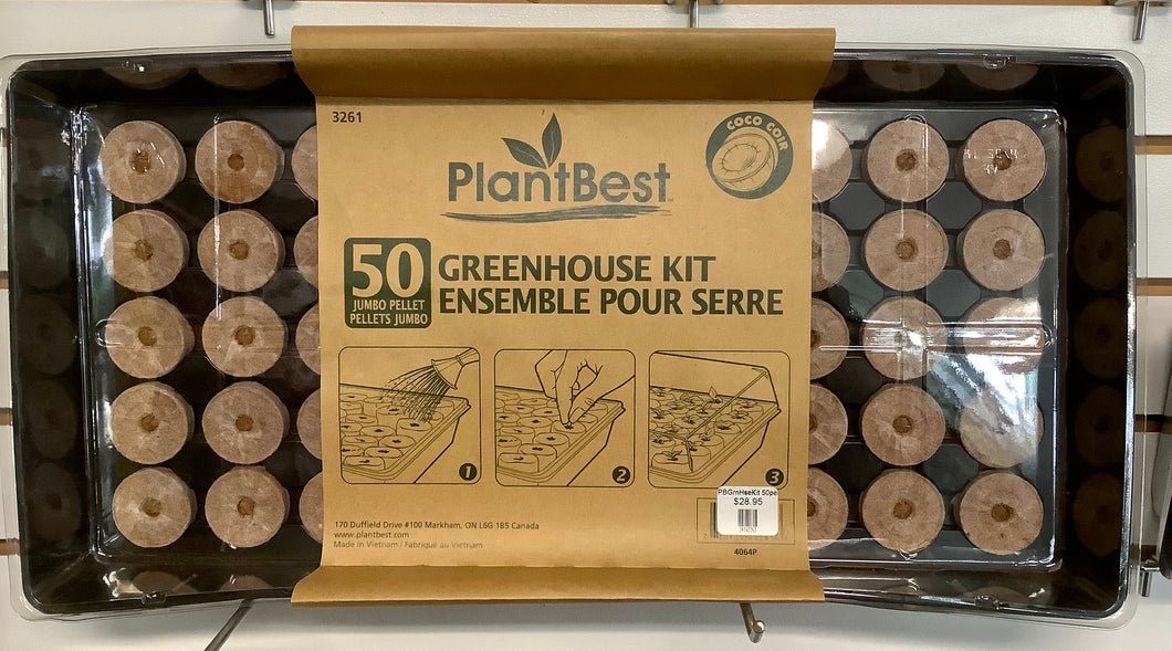 Plant Best Greenhouse Kit with 50 jumbo pellets