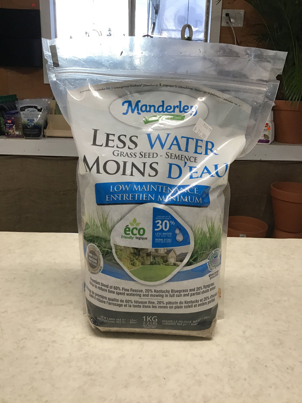 Manderley Less Water/Low Maintenance Grass Seed