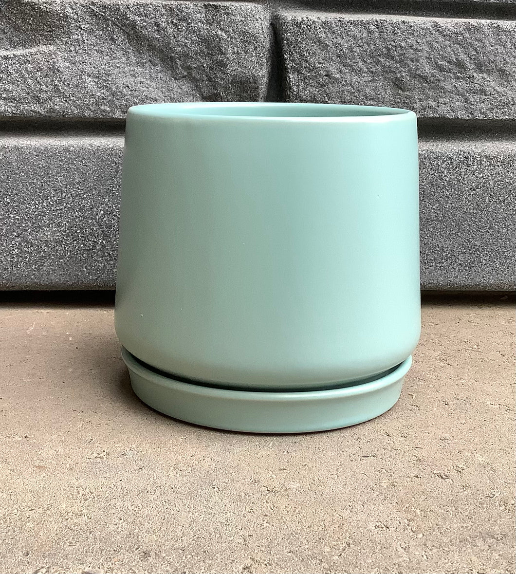15 cm Contemporary Pot w Saucer