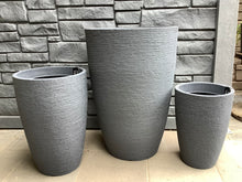 Load image into Gallery viewer, Modern Conic Planter - Charcoal

