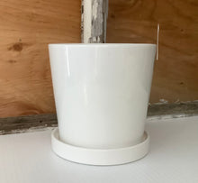 Load image into Gallery viewer, 5&quot; Round ceramic with attached saucer
