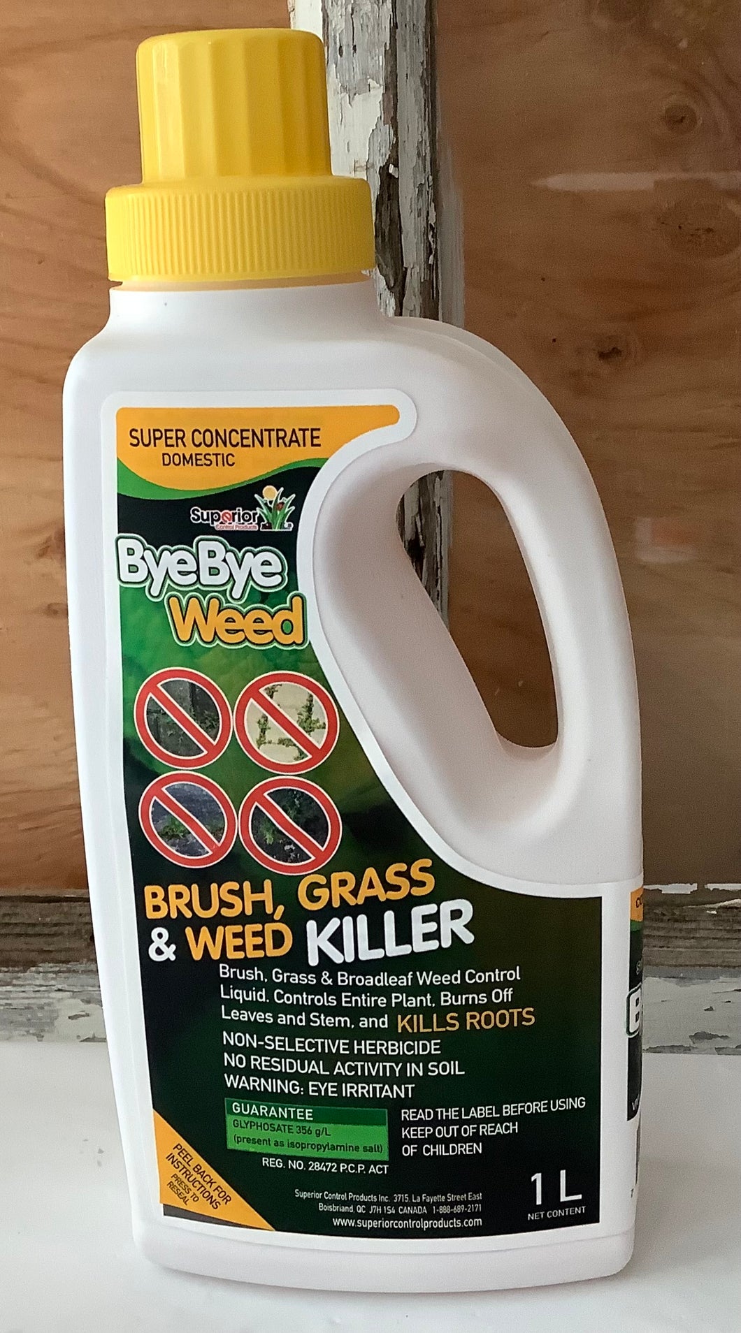 ByeBye Weed: Liquid Herbicide Super Concentrate 1L