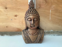 Load image into Gallery viewer, Sm Monk Bust with Lotus
