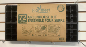 Plant Best - Plastic Greenhouse Kit 72 Cell
