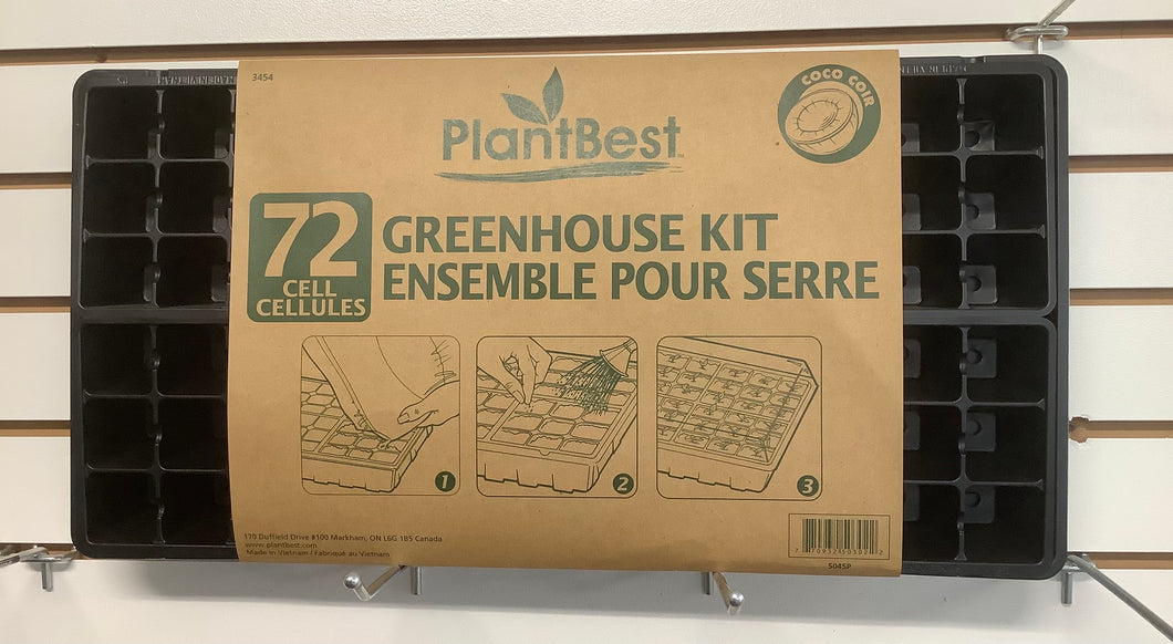 Plant Best - Plastic Greenhouse Kit 72 Cell