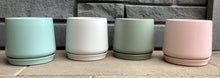 Load image into Gallery viewer, 15 cm Contemporary Pot w Saucer
