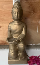 Load image into Gallery viewer, Kneeling Buddha with Plate Statue
