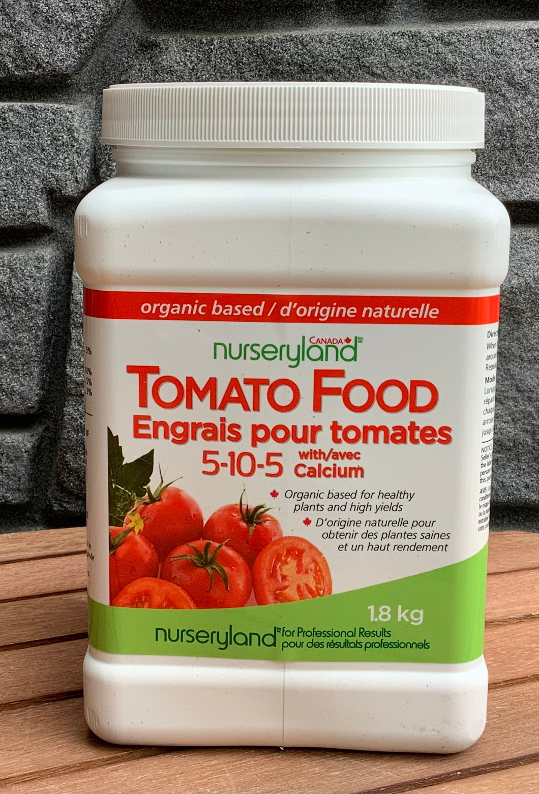 Nurseryland - Tomato Food 5-10-5+3CA 15% OM 1.8kg