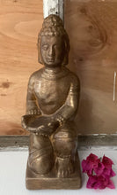 Load image into Gallery viewer, Kneeling Buddha with Plate Statue
