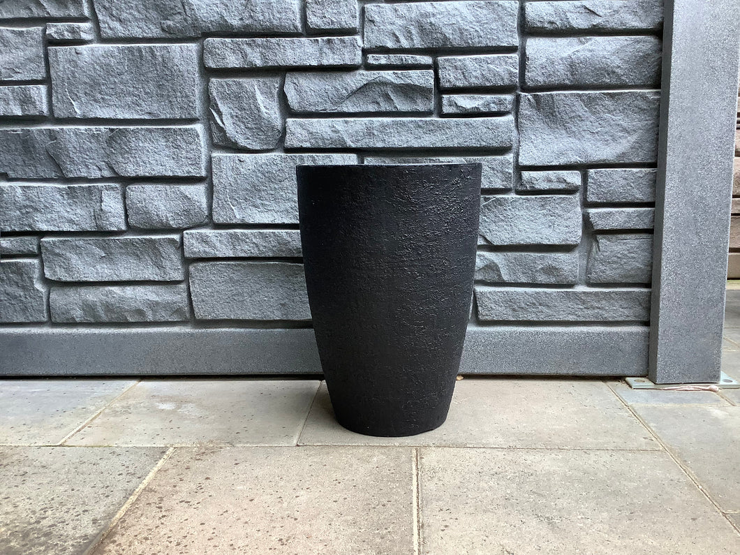 Modern Conic Planter - Black