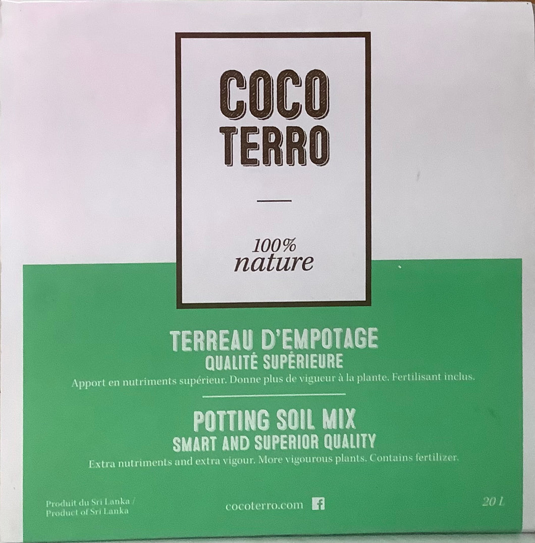 Coco Terro Potting Soil Mix 20L