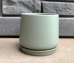 15 cm Contemporary Pot w Saucer
